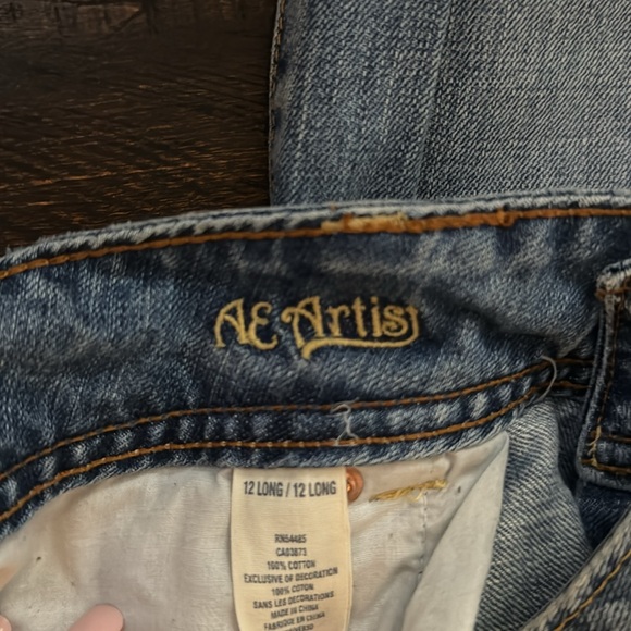 Vintage American Eagle Artist Jeans-12 long - Picture 3 of 3